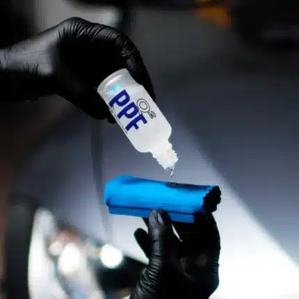 GYEON Q² PPF EVO 50ml keramische coating met verpakking op witte achtergrond