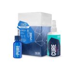 GYEON Q² Pure EVO 30ml keramische coating met verpakking en Q²M Cure op witte achtergrond