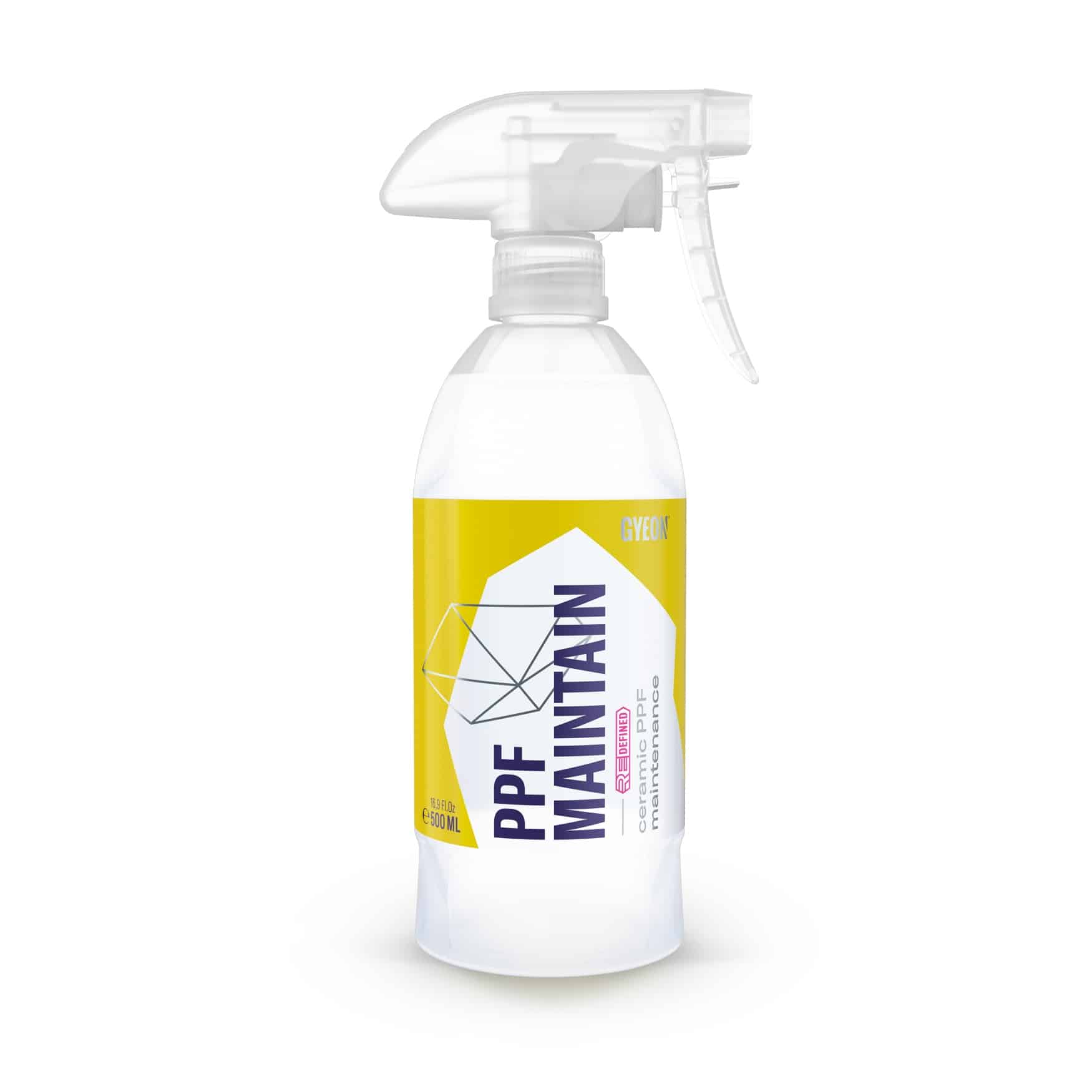 GYEON Q²M PPF Maintain REDEFINED 500ml GYEON Q²M PPF Maintain REDEFINED 500ml onderhoudsspray op witte achtergrond