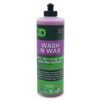 3D Wash & Wax 473ml Autoshampoo