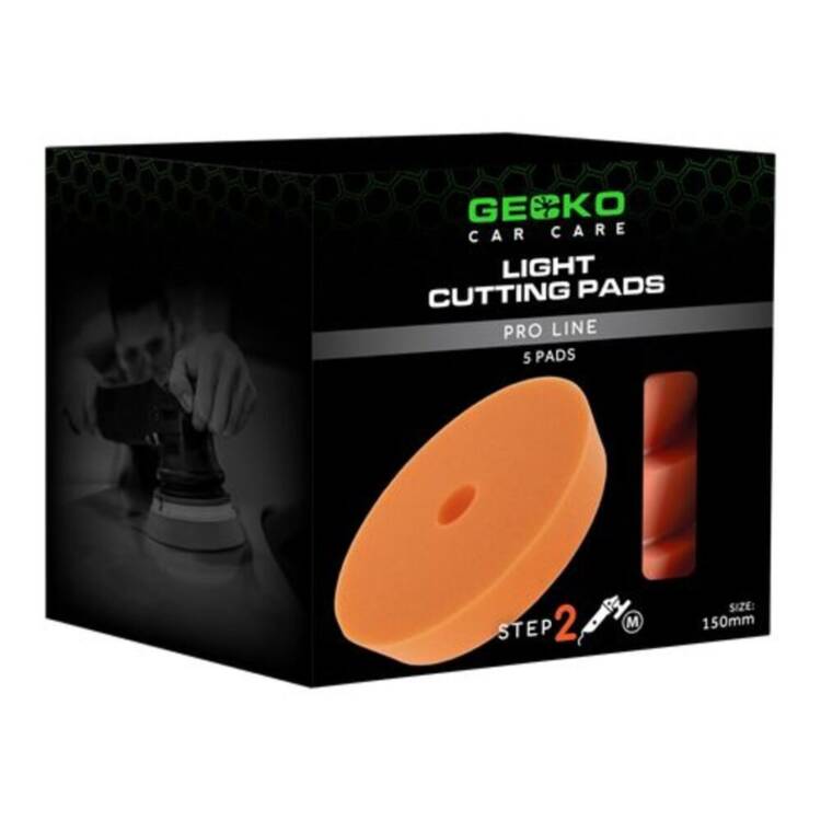 GECKO 150MM POLIJSTPADS LIGHT CUTTING ORANGE GECKO 150MM POLIJSTPADS LIGHT CUTTING ORANGE