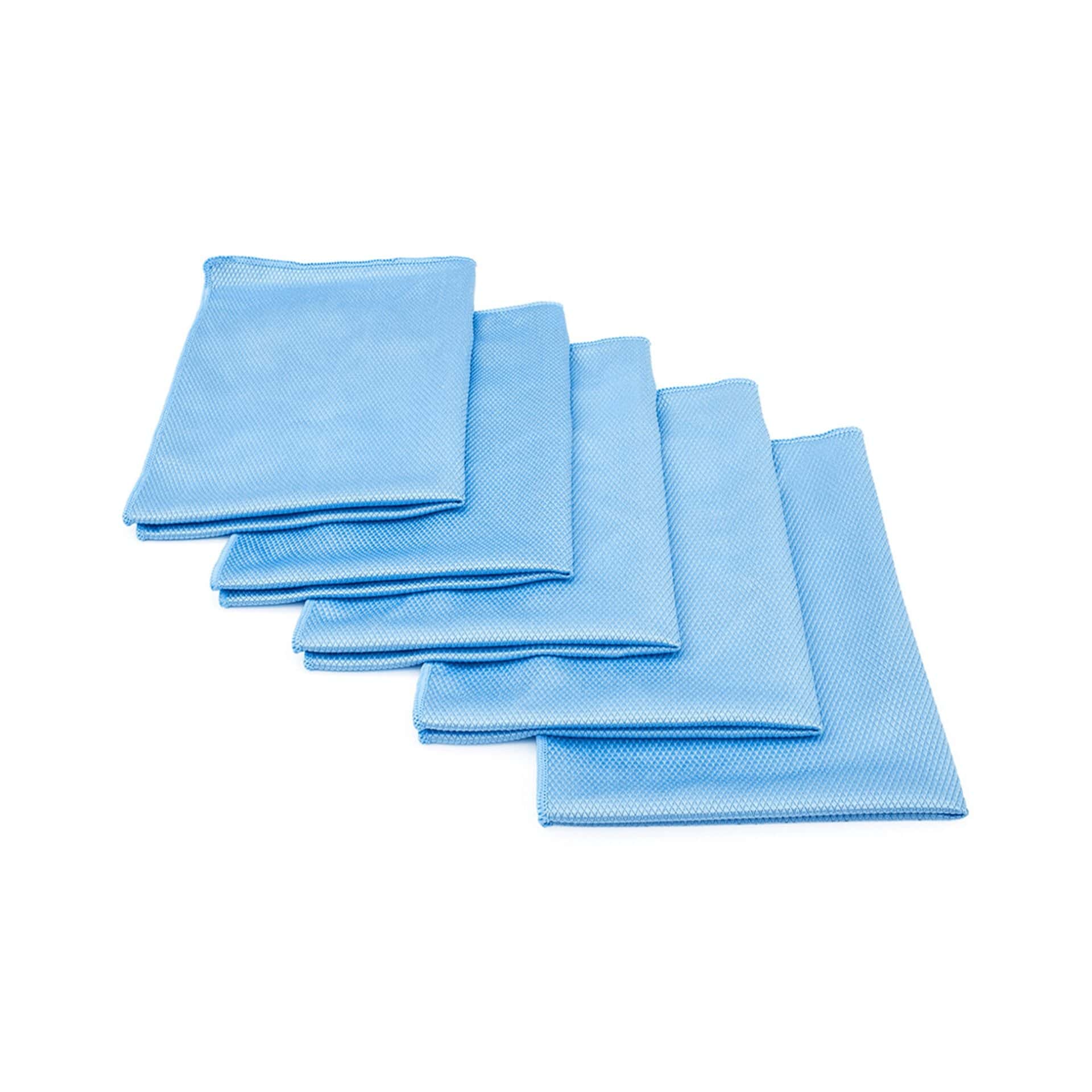 The Rag Company Diamond Glass Towel Blue The Rag Company Diamond Glass Towel Blue