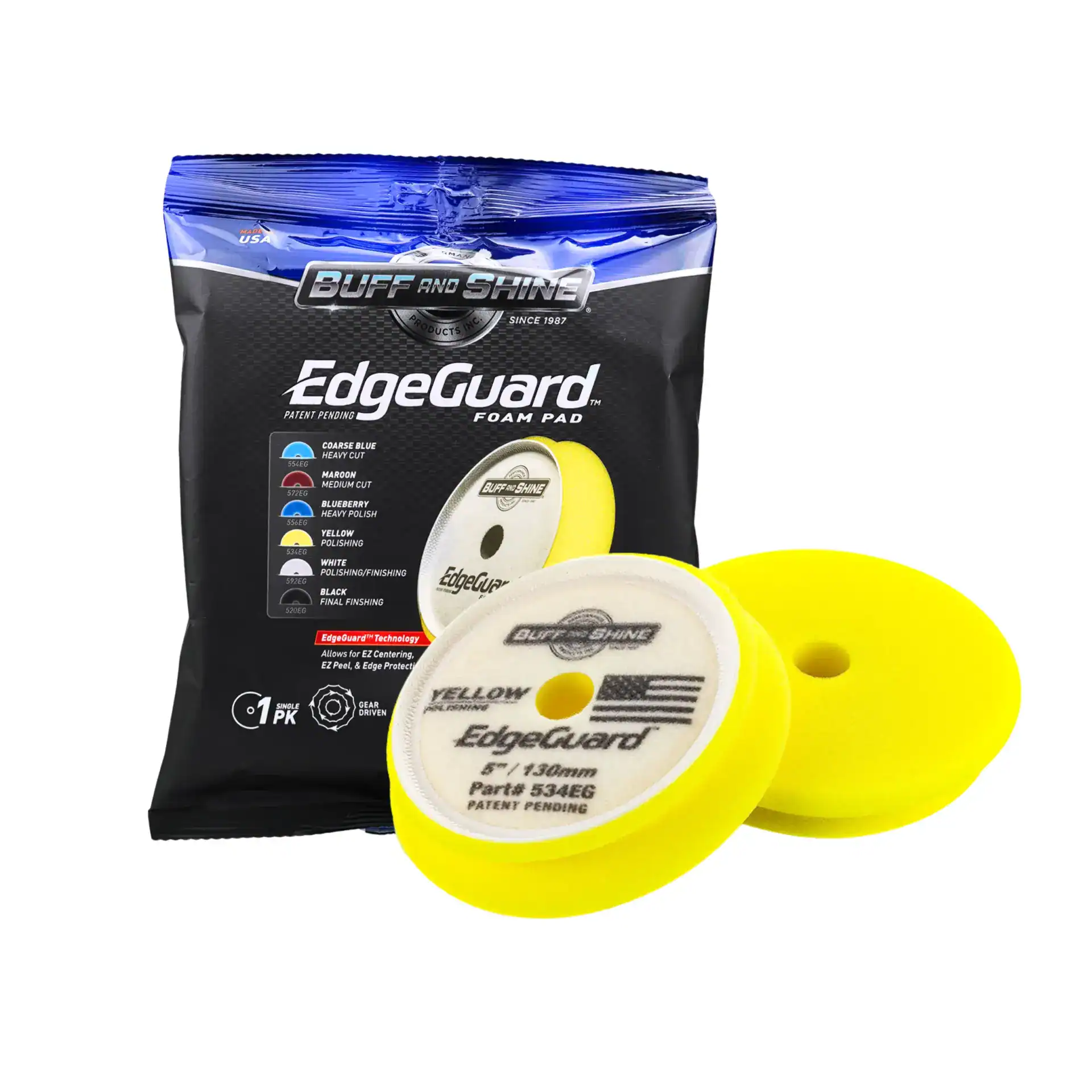 Buff and Shine Edgeguard Foam Pad 130mm Buff and Shine Edgeguard Foam Pad 130mm