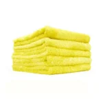 THE RAG COMPANY Eagle Edgeless 350 Geel microvezeldoek 5 Stuks Polijstdoek