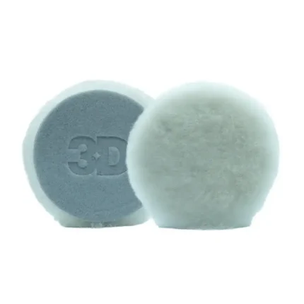 3D White Premium Lamb Wool pad 3 Inch 76mm