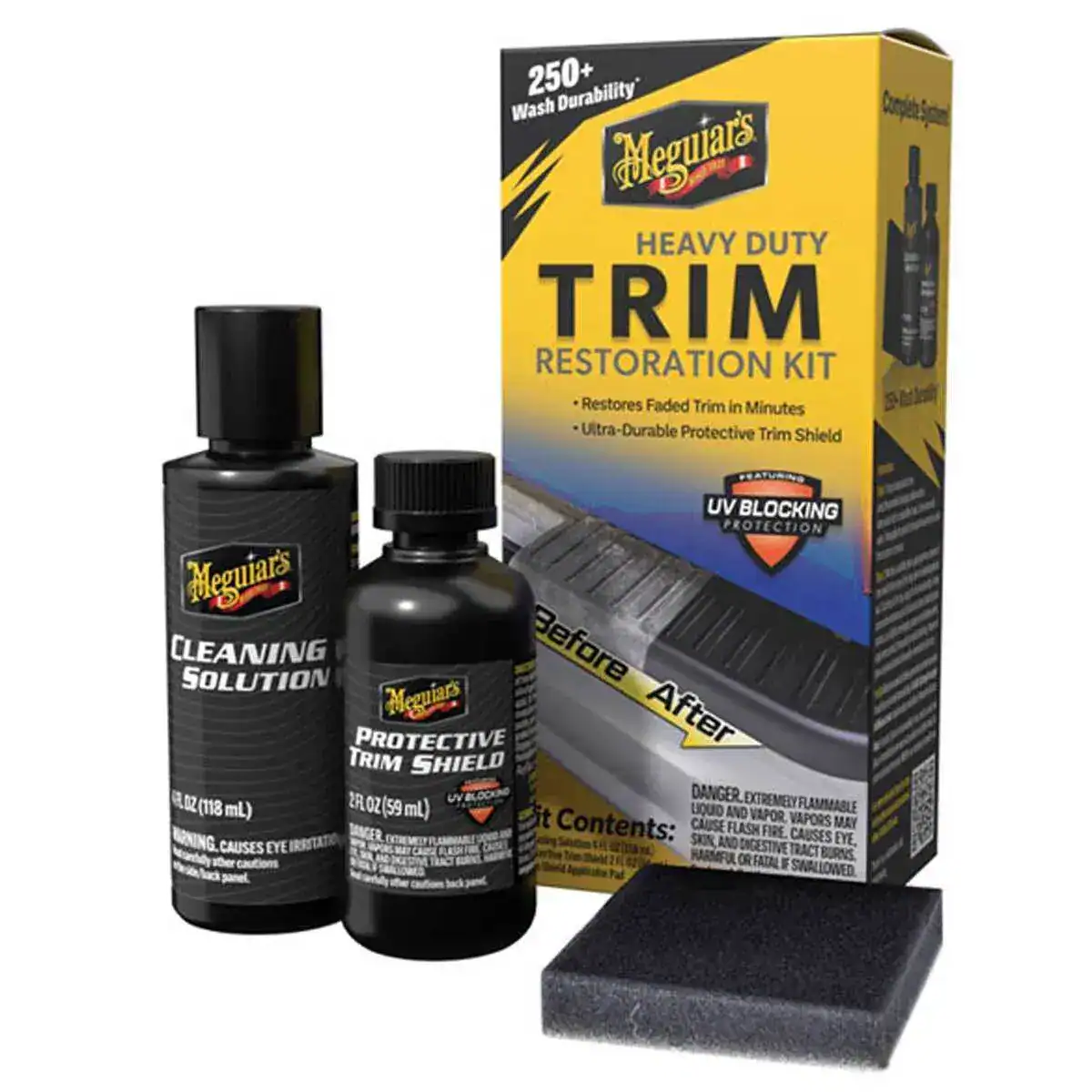 MEGUIAR’S HEAVY DUTY TRIM RESTORATION KIT MEGUIAR’S HEAVY DUTY TRIM RESTORATION KIT