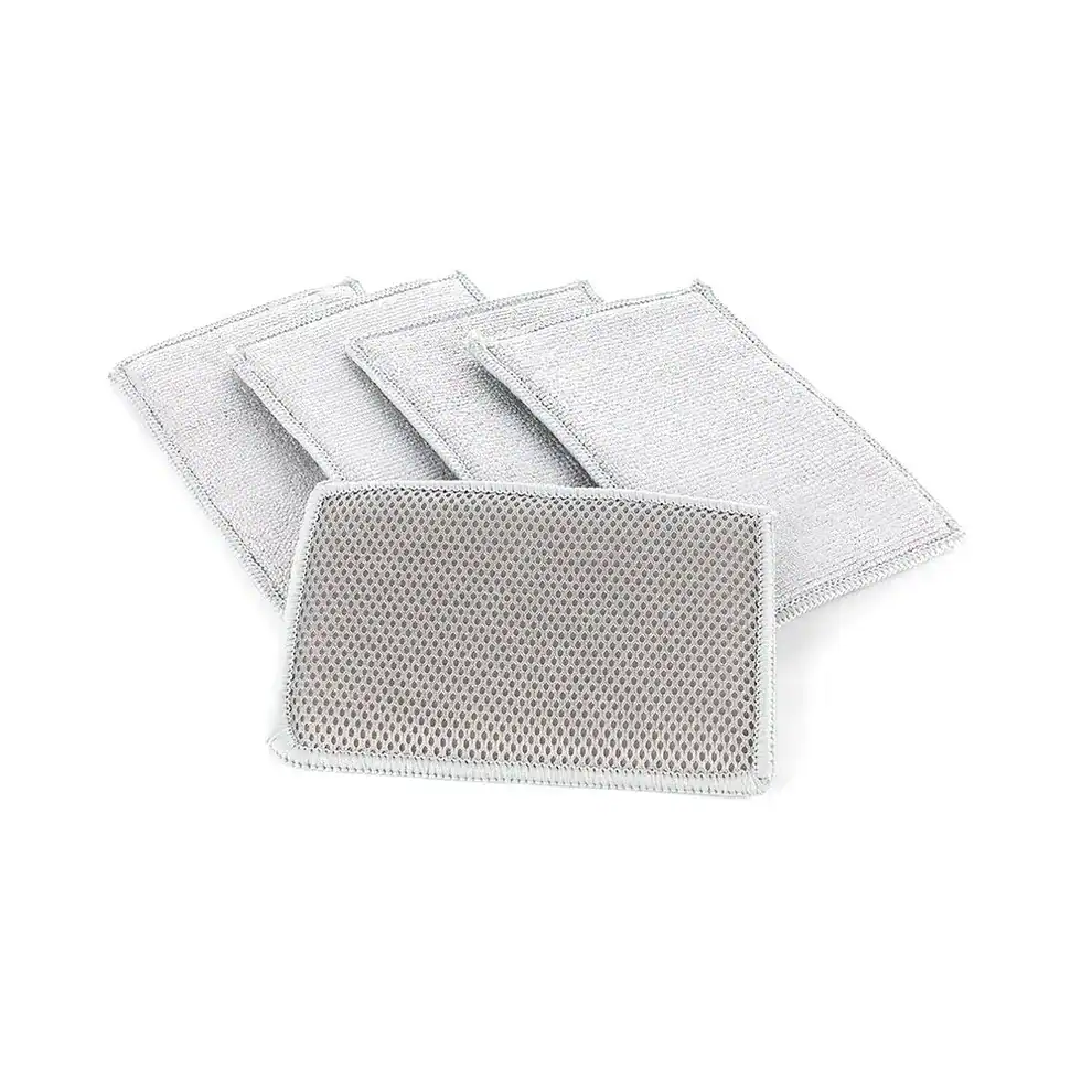 The Rag Company Bug Scrubber Pad - 5-pack Grijs The Rag Company Bug Scrubber Pad - 5-pack Grijs