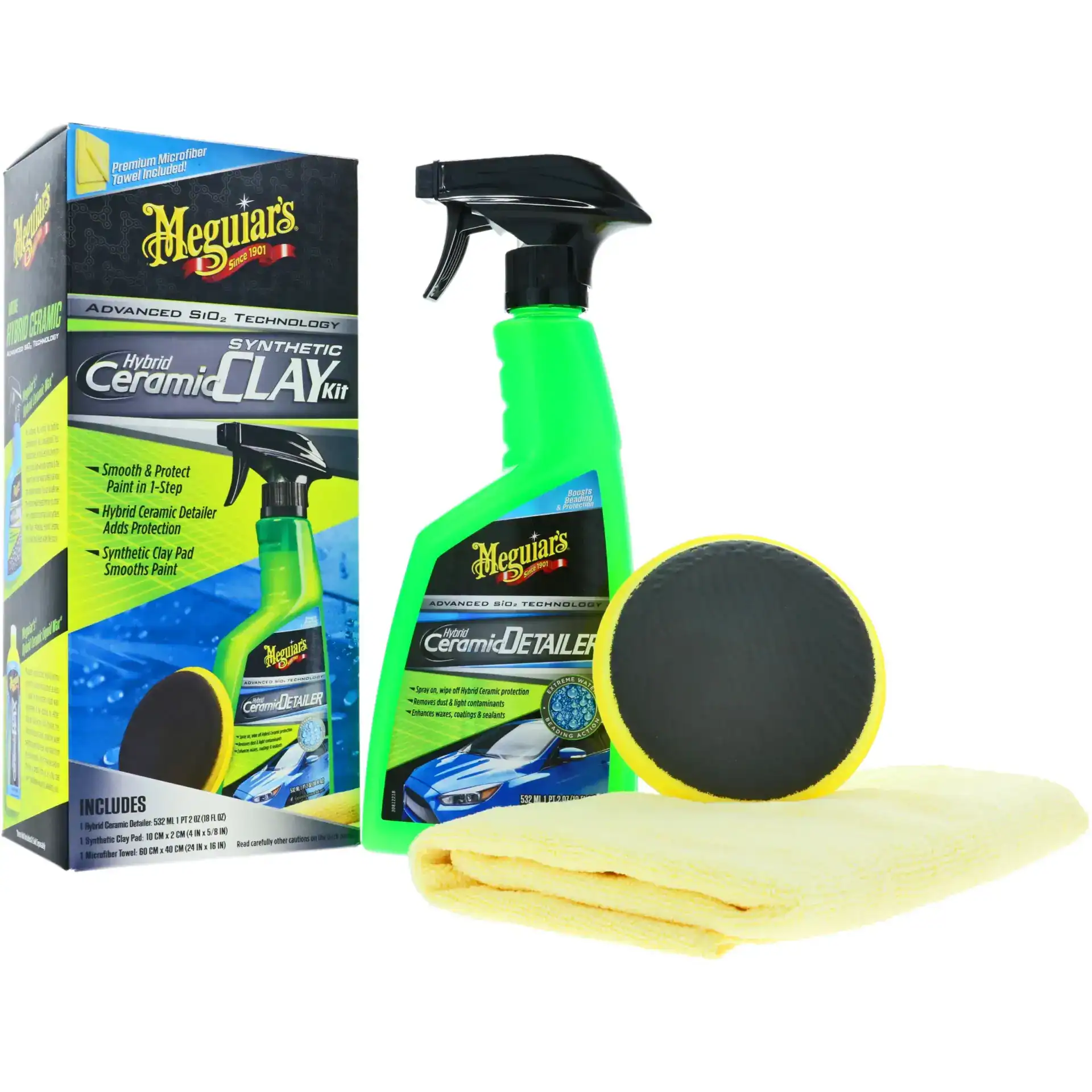 Meguiar's Hybrid Ceramic Synthetic Clay Kit Meguiar's Hybrid Ceramic Synthetic Clay Kit