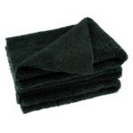 Microvezeldoek Hartley Black Soft 4Stuks