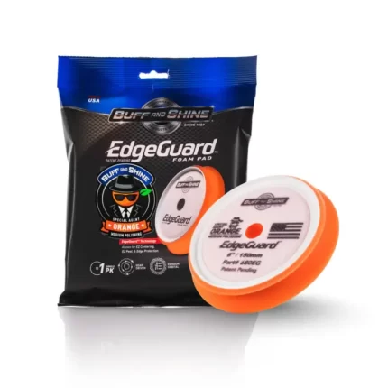 Buff & Shine EdgeGuard Orange Medium Polish Pad 130mm