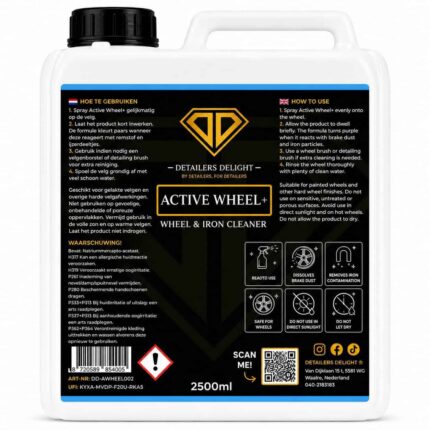 DETAILERS DELIGHT ACTIVE WHEEL+ – WHEEL & IRON CLEANER 2.5L