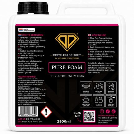 DETAILERS DELIGHT PURE FOAM 2.5Liter