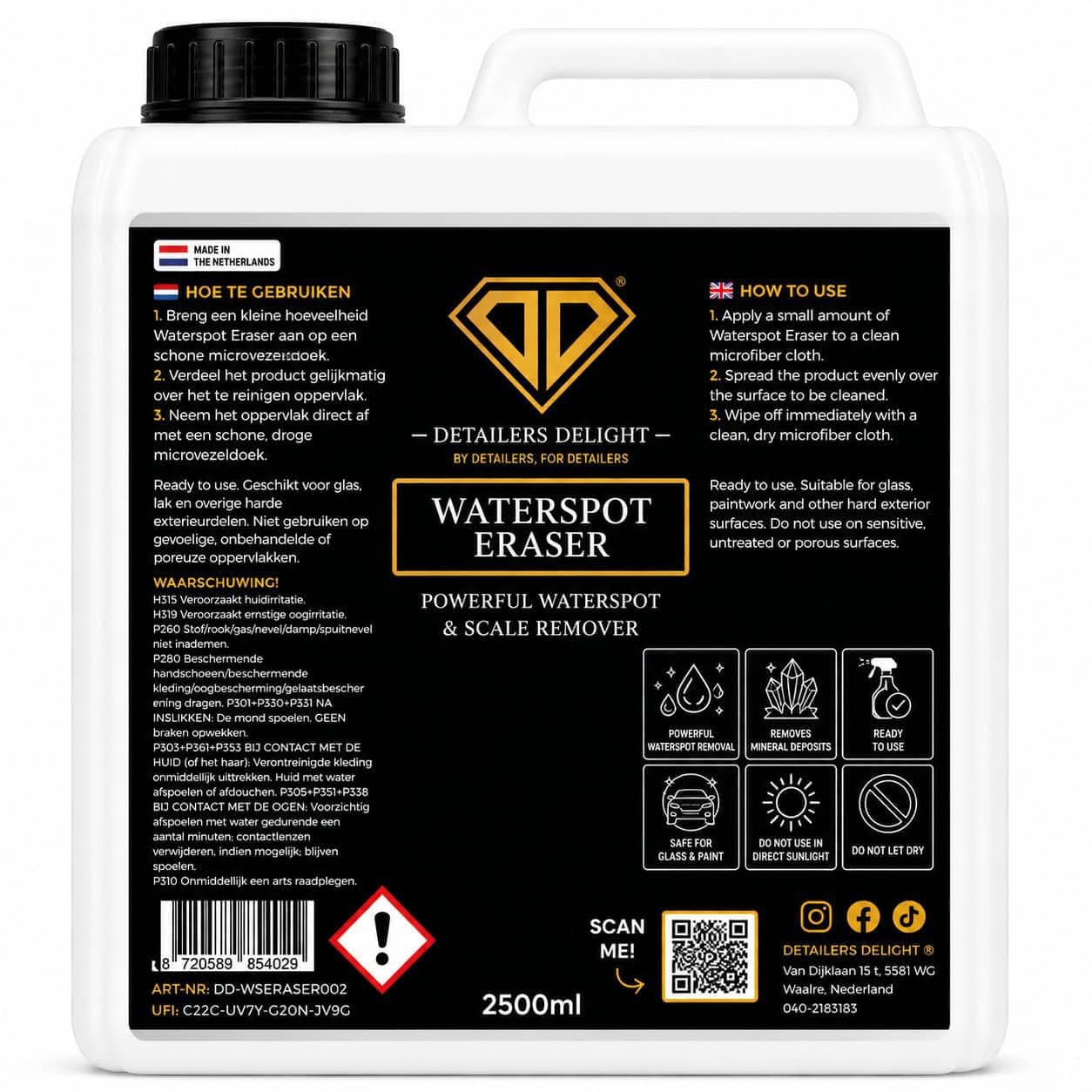 DETAILERS-DELIGHT-WATERSPOT-ERASER-–-POWERFUL-WATERSPOT-2.5L DETAILERS DELIGHT WATERSPOT ERASER – POWERFUL WATERSPOT 2.5L