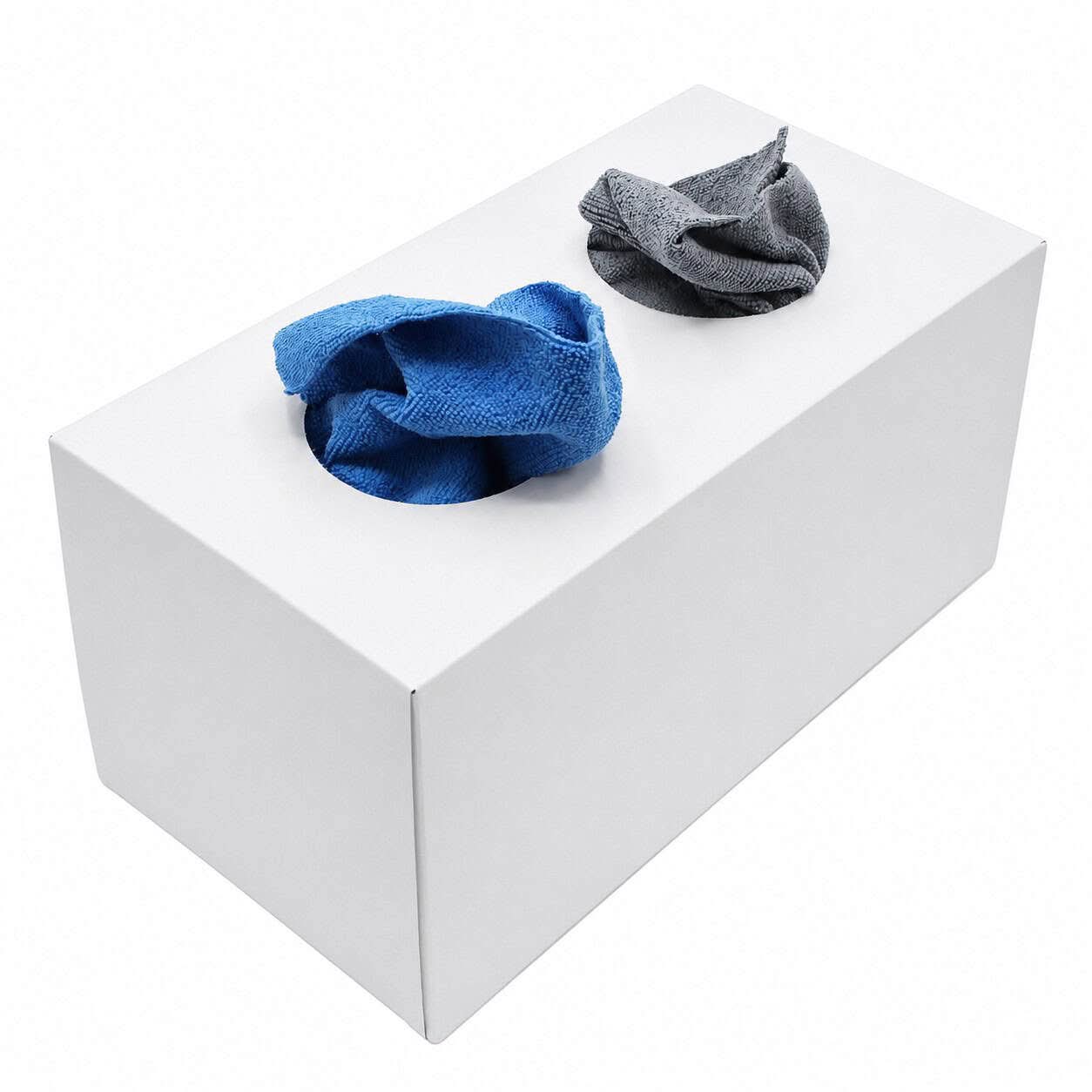 Hartley-DISPENSER-DOOS-50-X-MICROVEZELDOEKEN-BLAUWGRIJS-38-X-38-CM Hartley DISPENSER DOOS 50 X MICROVEZELDOEKEN BLAUW/GRIJS 38 X 38 CM