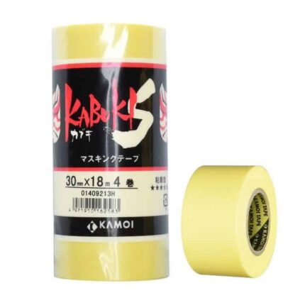 KAMOI Kabuki-S Masking Tape 30mm x 18m 4-pack