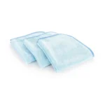 The Rag Company Premium FTW Twisted Loop Blauw 3-Pack Glasdoek