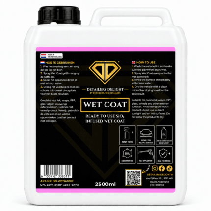 Detailers Delight Wet Coat 2,5L SiO₂ Wetcoat
