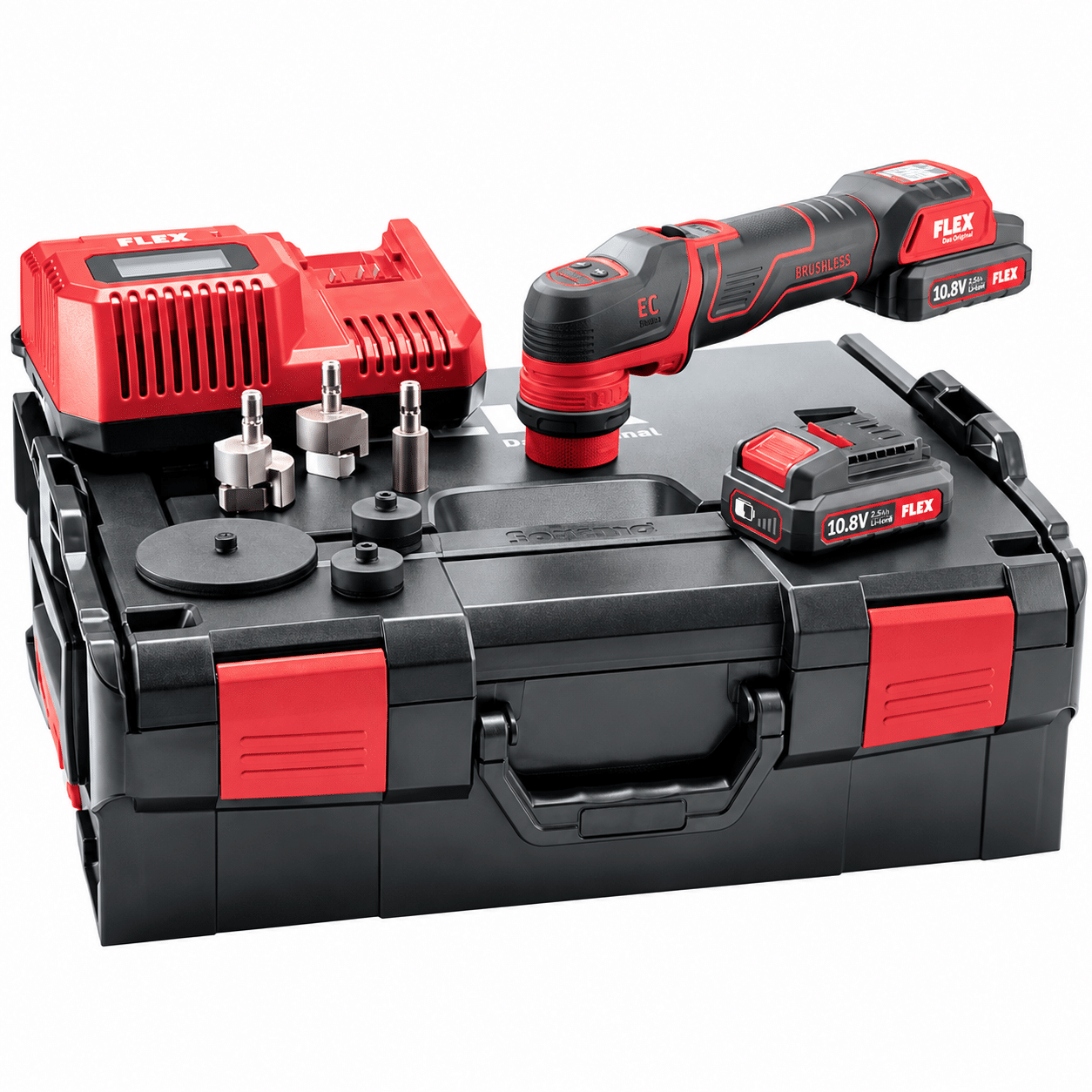 FLEX PXE 80 12-EC/2.5 SET accu polijstmachine 12V FLEX PXE 80 12-EC/2.5 SET accu polijstmachine 12V