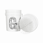 GYEON Autowasemmer 19L Wit Inclusief Wit Deksel & Witte Grit Guard