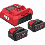 FLEX P-Set 18-55 CA2 18V power set met 2x 5,0Ah accu en snellader