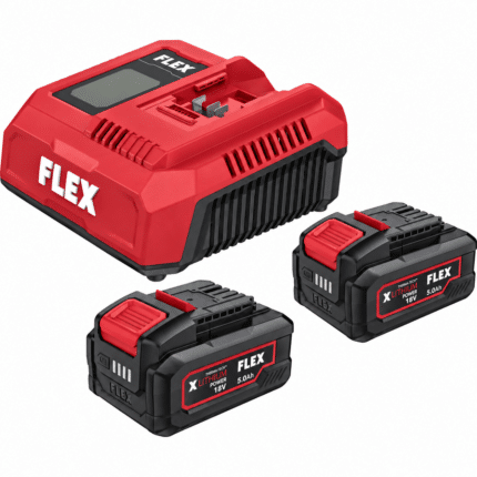 FLEX P-Set 18-55 CA2 18V power set met 2x 5,0Ah accu en snellader