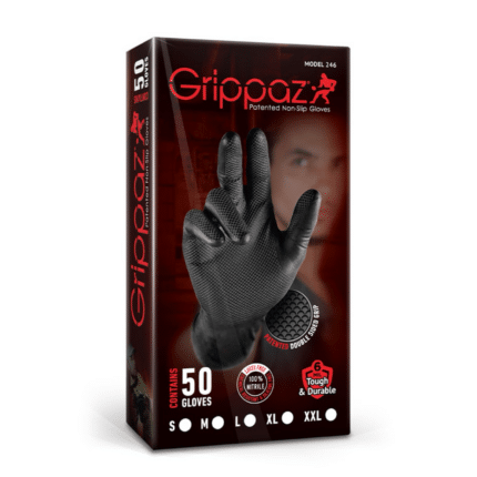 grippaz 246 nitril handschoenen zwart
