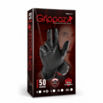 Grippaz 246 Nitril Handschoenen Zwart M