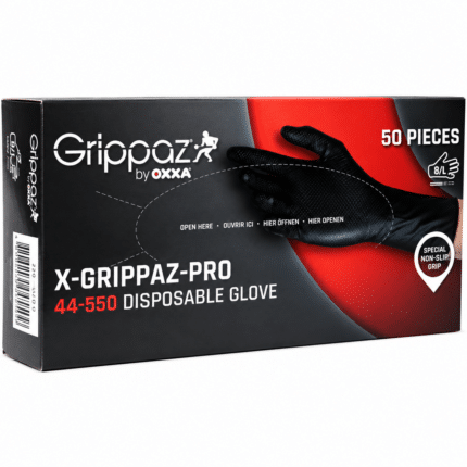 Grippaz 246 Nitril Handschoenen Zwart XL